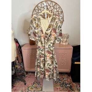 Women's‎ NY Collection Floral Dress XL White